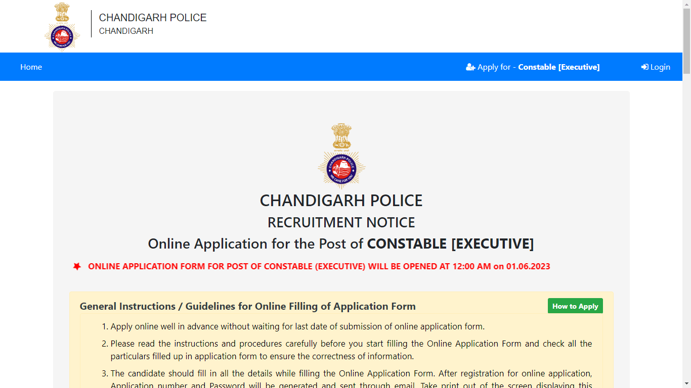 Police Constable Recruitment 2023