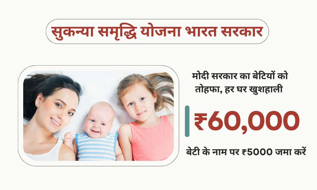 सुकन्या समृद्धि योजना: बेटी के नाम पर ₹5000 जमा करें