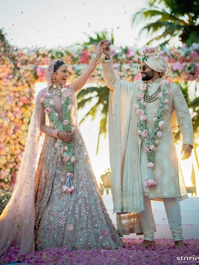 रकुल प्रीत सिंह और जैकी भगनानी की शादी की तस्वीरों ने जीता दिल